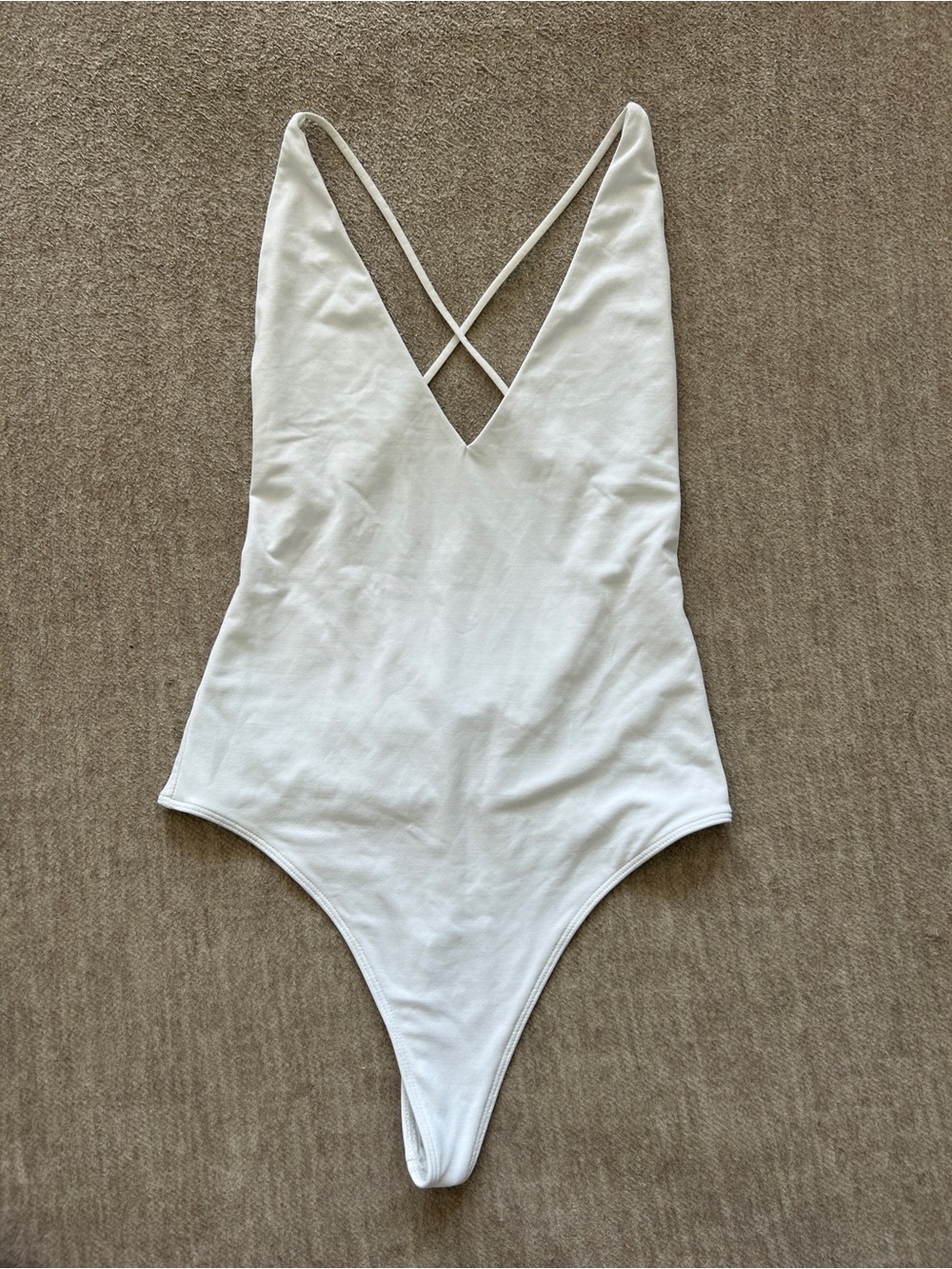 White Babaton Aritzia Bodysuit